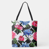 Tas Mode blauwe Waterverf (Achterkant)