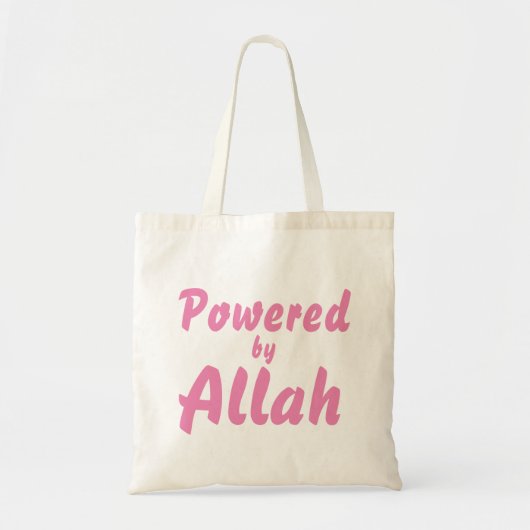 Tas "Powered by Allah". (Voorkant)