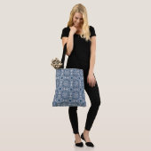 Tas rond Medallion Blue (Op model)
