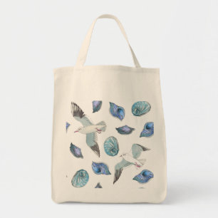 Tas ter illustratie van schattige zeegarens en sch