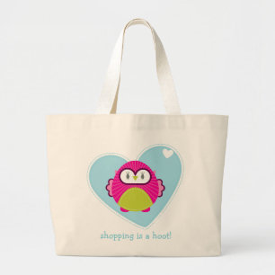 TAS:: uil - hoot Grote Tote Bag