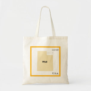 Tas - Utah Staatskaart met Stad