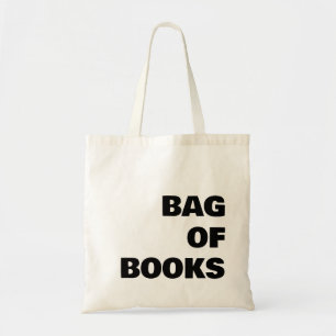 TAS VAN BOEKEN in zwart lettertype - BOOK LOVER Ca