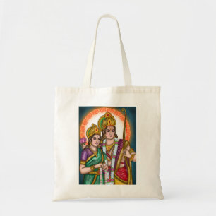 Tas van canvas met Lord Sita Ram