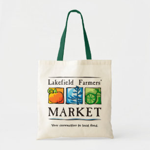 Tas van de markt van de landbouwers van Lakefield