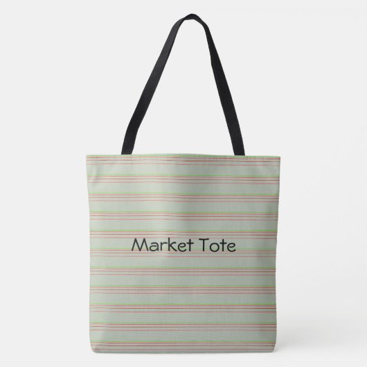 Tas van de olijfgroene markt (Voorkant)