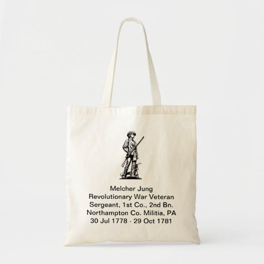 Tas van de Revolutionaire Oorlogsveteraan (Voorkant)