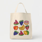 Tas van druiven van appelbanaan, van vruchten (Voorkant)