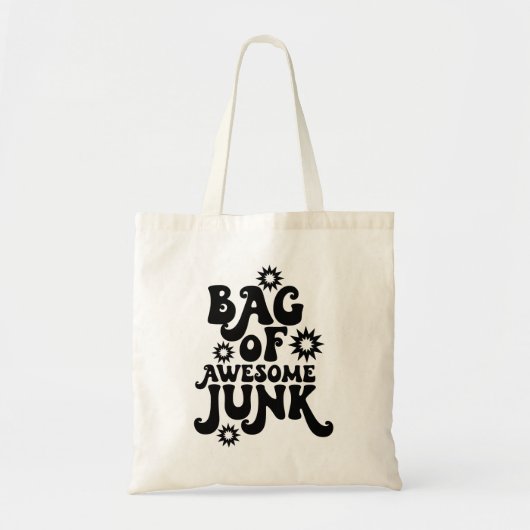 Tas van Geweldige junk Canvas tas (Voorkant)