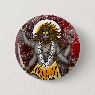 Tas van Heer Bhairava Ronde Button 5,7 Cm