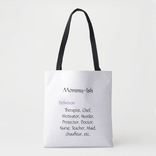 Tas van mama en Ish (Voorkant)