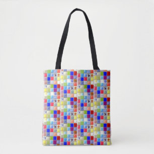 Tas van Mosaic Tile 2 Sided Faux-textuur