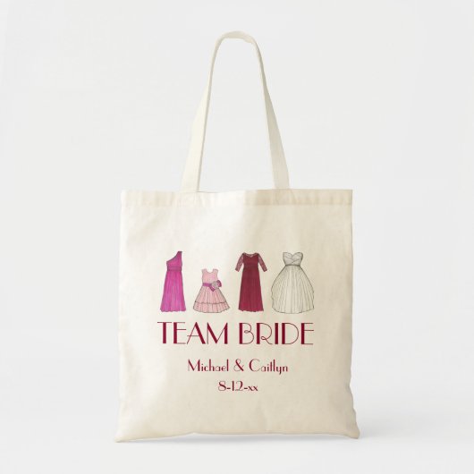 TAS van TEAM BRIDE - Persoonlijke bruiloft (Voorkant)