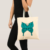 Tas van turquoise vlinder (Voorkant (product))