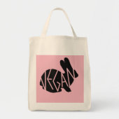 Tas Vegan Bunny Grocery (Voorkant)