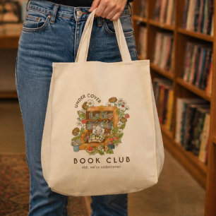 Tas voor Boekenclub Tote Under Cover, Grappige Boe