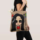 Tas voor de beste leraar - Gepersonaliseerde Caric (Dichtbij)