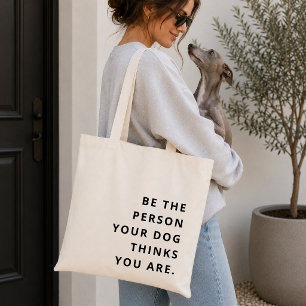 Tas voor hondenliefhebbers   Citat cadeau voor hui