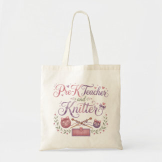 Tas voor kleuterleidster en breister