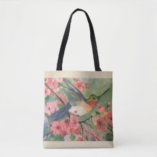 Tas voor kolibries en bloesems