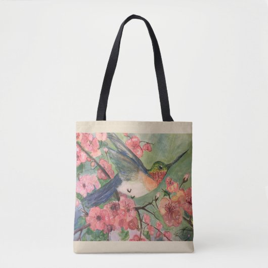 Tas voor kolibries en bloesems (Voorkant)
