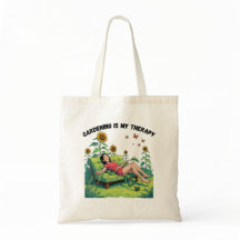Tas voor tuinieren - Tuinieren is mijn therapie
