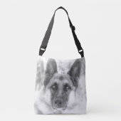 Tas voor zwarte en witte schapenstoktypografie (Voorkant)