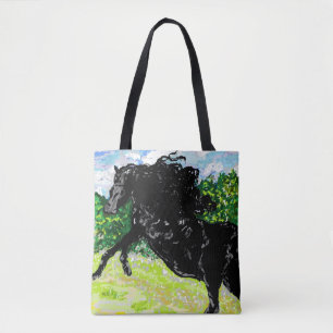 Tas: ZWARTE STALLION Draagtas