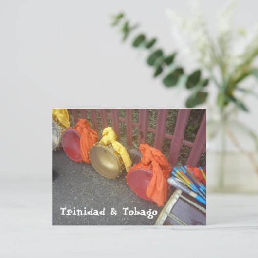 Tasas, Trinidad en Tobago Briefkaart (Staand voorkant)