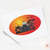 Tasch Mahal Inde Autocollant 1 (Enveloppe)