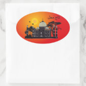 Tasch Mahal Inde Autocollant 1 (Sac)
