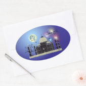 Tasch Mahal Inde Autocollant 2 (Enveloppe)