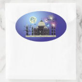 Tasch Mahal Inde Autocollant 2 (Sac)