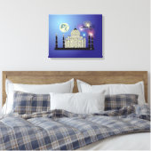 Tasch Mahal Indien Druck auf Keilleinwand 3 Canvas Afdruk (Insitu (Slaapkamer))