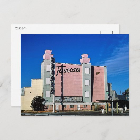 Tascosa Drive-In Theater, Amarillo, Texas Briefkaart (Voorkant / Achterkant)