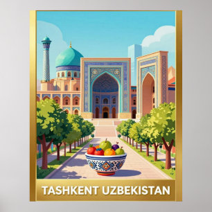 Tashkent Oezbekistan Erfgoed Reizen Poster
