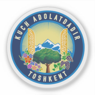 Tashkent stadszegel, Oezbekistan Sticker