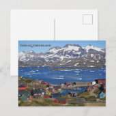 Tasilaq Groenland Briefkaart (Voorkant / Achterkant)