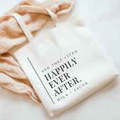 Tasje 'Happily Ever After' Trouwontvangst Tote Bag