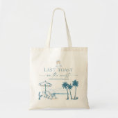 Tasje 'Laatste toost aan de kust' voor vrijgezelle Tote Bag (Voorkant)