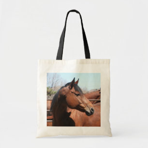 Tasje met afbeelding van een vospaard tote bag