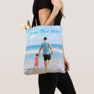 Tasje met eigen foto en tekst cadeau draagtas