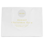 Tasje met logo en aangepaste tekst cadeautas (Voorkant)