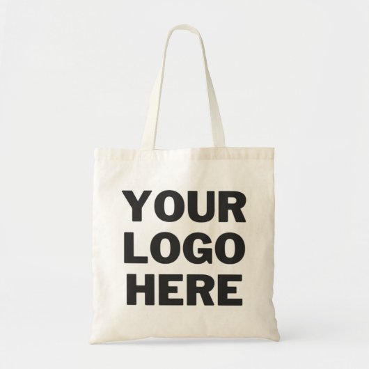 Tasje met logo op maat tote bag (Voorkant)