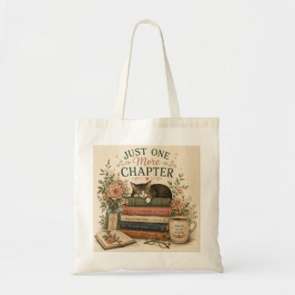Tasje 'Nog één hoofdstuk' voor boekenliefhebbers Tote Bag