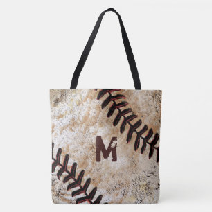 Tasje voor honkbal met nummer of monogram draagtas
