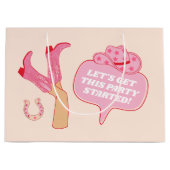 Tasje voor Laatste Disco Rodeo Bachelorette-feestc (Voorkant)