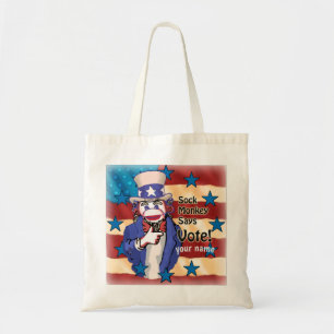 Tasje voor Sock Monkey Stem Tote Bag