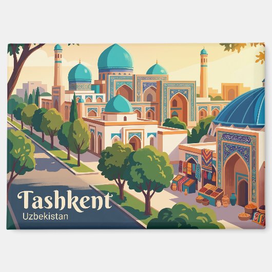 Tasjkent, Oezbekistan Magneet (Voorkant)