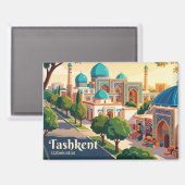 Tasjkent, Oezbekistan Magneet (Voorkant / Achterkant)